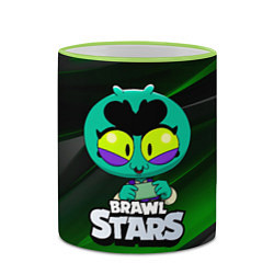 Кружка 3D Brawl Stars green Eve, цвет: 3D-светло-зеленый кант — фото 2