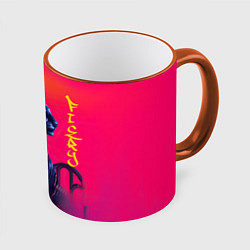 Кружка 3D Sunset, цвет: 3D-оранжевый кант