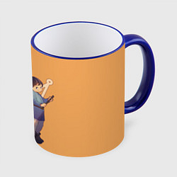 Кружка 3D Daida & Bojji, цвет: 3D-синий кант