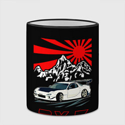 Кружка 3D Мазда RX - 7, цвет: 3D-черный кант — фото 2