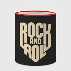 Кружка 3D ROCK AND ROLL Рокер, цвет: 3D-красный кант — фото 2