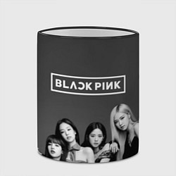 Кружка 3D BLACKPINK BW Divas, цвет: 3D-черный кант — фото 2