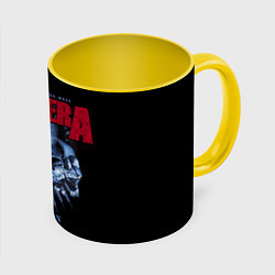 Кружка 3D Pantera Domination, цвет: 3D-белый + желтый