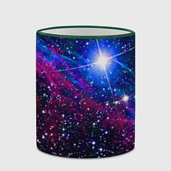 Кружка 3D Открытый космос Star Neon, цвет: 3D-зеленый кант — фото 2