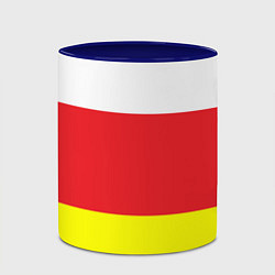 Кружка 3D СЕВЕРНАЯ ОСЕТИЯ РЕСПУБЛИКА, цвет: 3D-белый + синий — фото 2