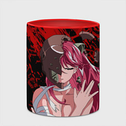 Кружка 3D Elfen Lied 3D, цвет: 3D-белый + красный — фото 2