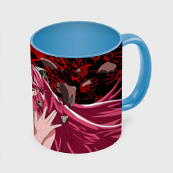 Кружка 3D Elfen Lied 3D, цвет: 3D-белый + небесно-голубой