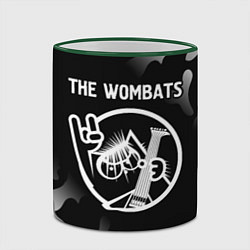 Кружка 3D The Wombats КОТ Камуфляж, цвет: 3D-зеленый кант — фото 2