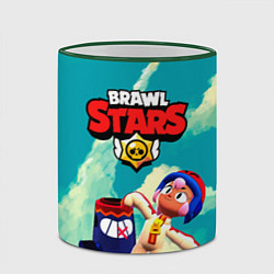 Кружка 3D Brawlstars Выстрел Бонни Bonny, цвет: 3D-зеленый кант — фото 2