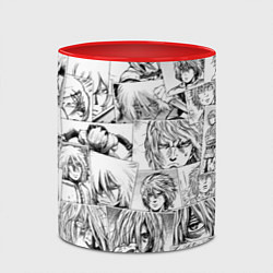 Кружка 3D Сага о Винланде pattern, цвет: 3D-белый + красный — фото 2