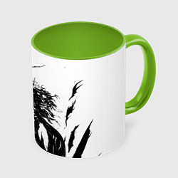 Кружка 3D МАЛЕНИЯ ELDEN RING ЭЛДЕН РИНГ, цвет: 3D-белый + светло-зеленый