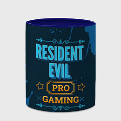 Кружка 3D Resident Evil Gaming PRO, цвет: 3D-белый + синий — фото 2