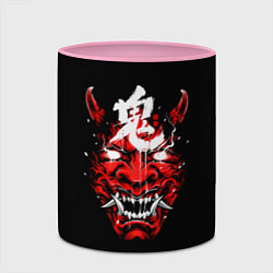 Кружка 3D Red Evil Oni, цвет: 3D-белый + розовый — фото 2