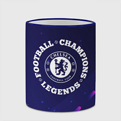 Кружка 3D Chelsea Легенды Чемпионы, цвет: 3D-синий кант — фото 2