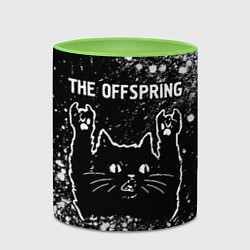Кружка 3D The Offspring Rock Cat, цвет: 3D-белый + светло-зеленый — фото 2
