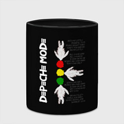 Кружка 3D DEPECHE MODE ELECTRONIC MUSIC, цвет: 3D-белый + черный — фото 2
