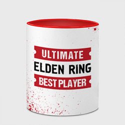 Кружка 3D Elden Ring Ultimate, цвет: 3D-белый + красный — фото 2