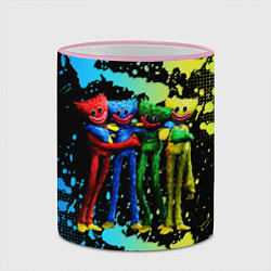 Кружка 3D POPPY PLAYTIME Mini Huggies, цвет: 3D-розовый кант — фото 2