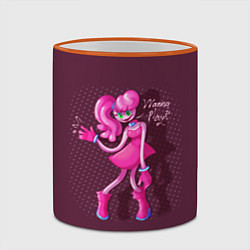 Кружка 3D POPPY PLAYTIME МАМА ДЛИННЫЕ НОГИ MOMMY LONG LEGS, цвет: 3D-оранжевый кант — фото 2