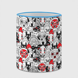 Кружка 3D Studio Ghibli Stars, цвет: 3D-небесно-голубой кант — фото 2