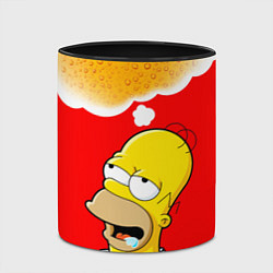 Кружка 3D Homer dream, цвет: 3D-белый + черный — фото 2