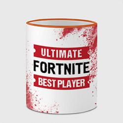 Кружка 3D Fortnite Ultimate, цвет: 3D-оранжевый кант — фото 2