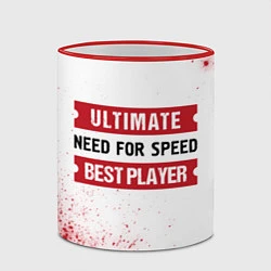 Кружка 3D Need for Speed таблички Ultimate и Best Player, цвет: 3D-красный кант — фото 2