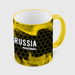 Кружка 3D БОРУССИЯ Football Пламя, цвет: 3D-желтый кант