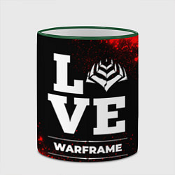 Кружка 3D Warframe Love Классика, цвет: 3D-зеленый кант — фото 2