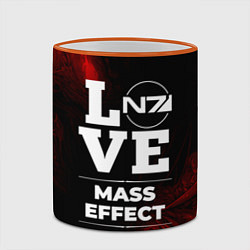 Кружка 3D Mass Effect Love Классика, цвет: 3D-оранжевый кант — фото 2