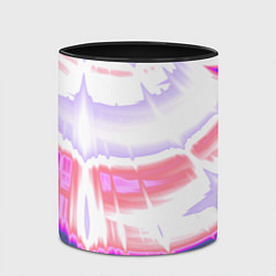 Кружка 3D Тай-дай Абстракция Tie-Dye, цвет: 3D-белый + черный — фото 2