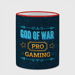 Кружка 3D Игра God of War: PRO Gaming, цвет: 3D-красный кант — фото 2