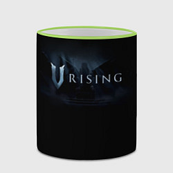 Кружка 3D Logo V Rising, цвет: 3D-светло-зеленый кант — фото 2