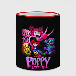 Кружка 3D POPPY PLAYTIME chapter 2 персонажи игры, цвет: 3D-красный кант — фото 2