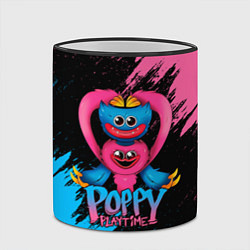 Кружка 3D GAME POPPY PLAYTIME HAGGY WAGGY AND KISSY MISSY, цвет: 3D-черный кант — фото 2
