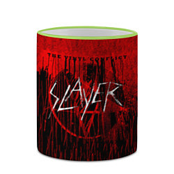 Кружка 3D The Vinyl Conflict - Slayer, цвет: 3D-светло-зеленый кант — фото 2