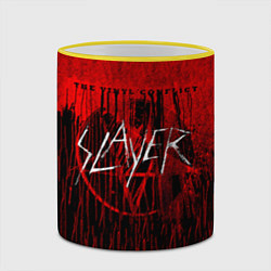 Кружка 3D The Vinyl Conflict - Slayer, цвет: 3D-желтый кант — фото 2