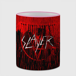 Кружка 3D The Vinyl Conflict - Slayer, цвет: 3D-розовый кант — фото 2