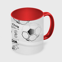 Кружка 3D Valencia Football Club Number 1 Legendary, цвет: 3D-белый + красный