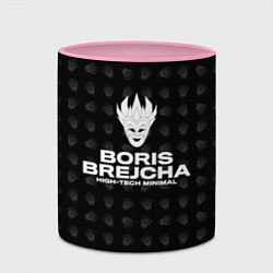 Кружка 3D Boris Brejcha High-Tech Minimal, цвет: 3D-белый + розовый — фото 2