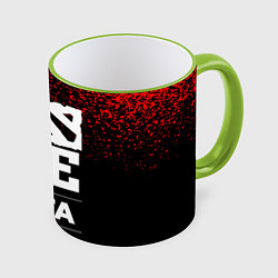 Кружка 3D Dota Love Классика, цвет: 3D-светло-зеленый кант