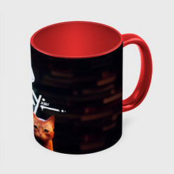 Кружка цветная Stray: Бродячий кот