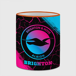 Кружка 3D Brighton Neon Gradient, цвет: 3D-оранжевый кант — фото 2