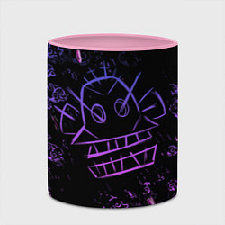 Кружка 3D League Of Legends неон - Arcane neon, цвет: 3D-белый + розовый — фото 2