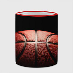 Кружка 3D Basketball ball, цвет: 3D-красный кант — фото 2