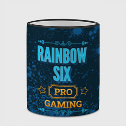 Кружка 3D Игра Rainbow Six: pro gaming, цвет: 3D-черный кант — фото 2