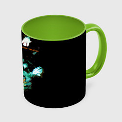 Кружка 3D Disintegration - The Cure, цвет: 3D-белый + светло-зеленый