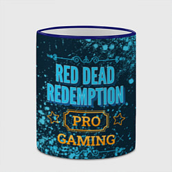 Кружка 3D Игра Red Dead Redemption: pro gaming, цвет: 3D-синий кант — фото 2