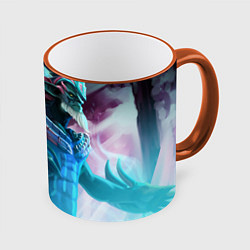 Кружка 3D Лешрак, цвет: 3D-оранжевый кант