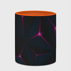 Кружка 3D Розовое созвездие, цвет: 3D-белый + оранжевый — фото 2